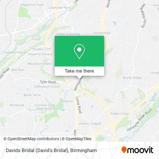 Mapa de Davids Bridal (David's Bridal)