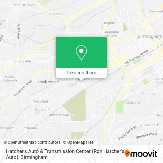 Hatcher's Auto & Transmission Center (Ron Hatcher's Auto) map