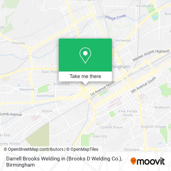 Mapa de Darrell Brooks Welding in (Brooks D Welding Co.)