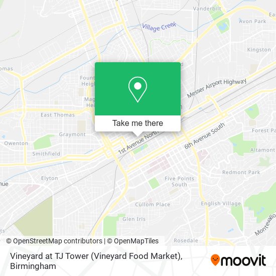 Vineyard at TJ Tower (Vineyard Food Market) map