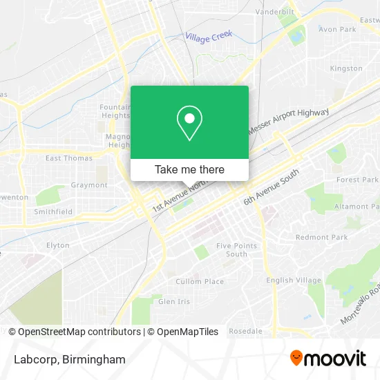 Labcorp map