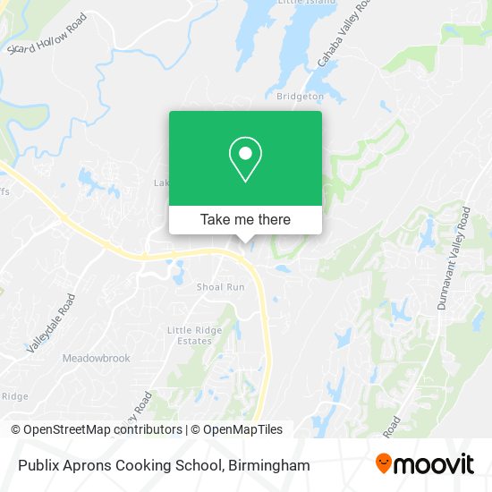 Publix Aprons Cooking School map