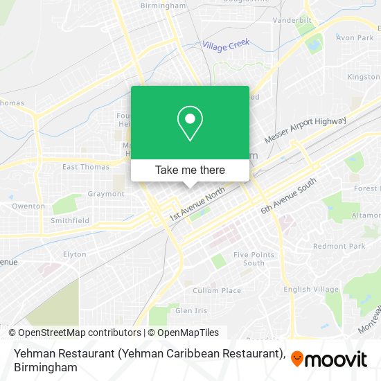 Mapa de Yehman Restaurant (Yehman Caribbean Restaurant)