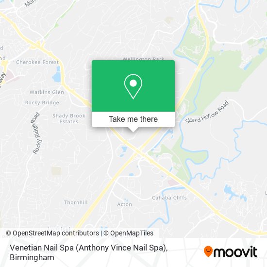 Venetian Nail Spa (Anthony Vince Nail Spa) map