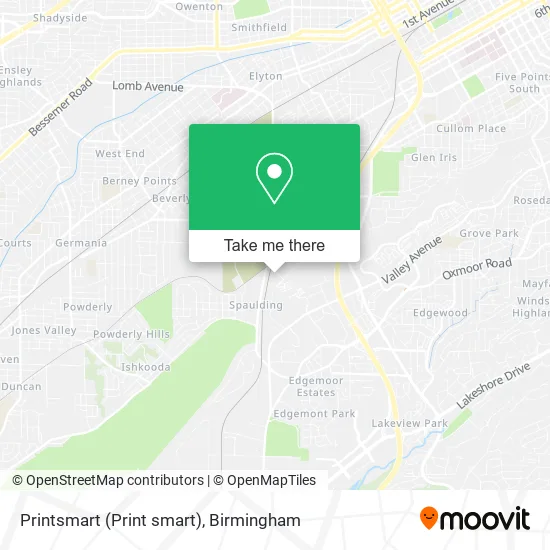 Printsmart (Print smart) map