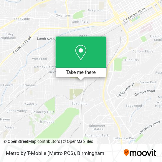 Metro by T-Mobile (Metro PCS) map