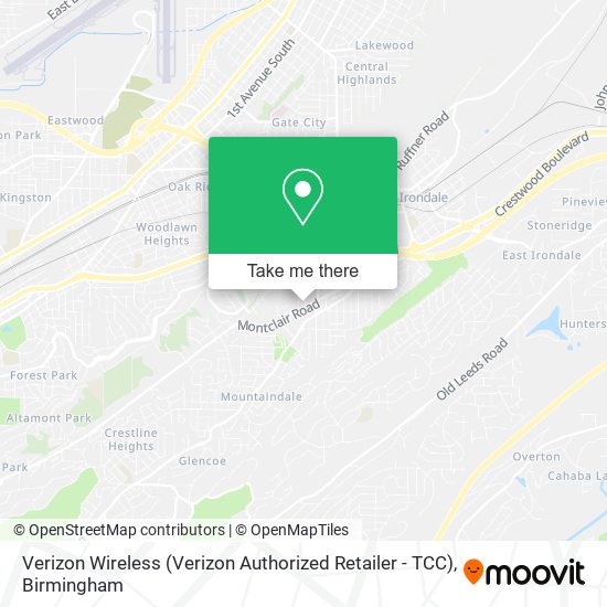 Verizon Wireless (Verizon Authorized Retailer - TCC) map