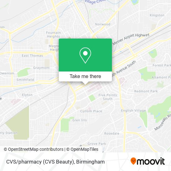 Mapa de CVS/pharmacy (CVS Beauty)