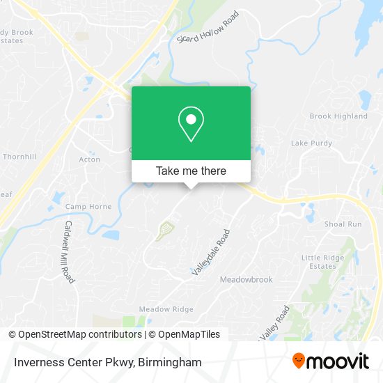 Mapa de Inverness Center Pkwy