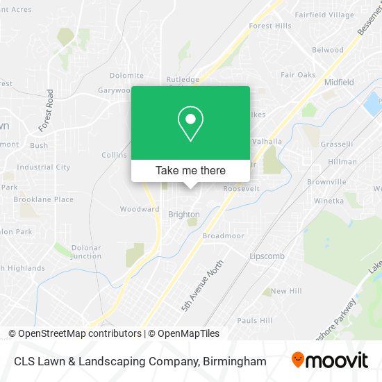 Mapa de CLS Lawn & Landscaping Company