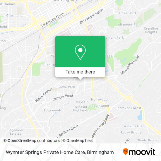 Wynnter Springs Private Home Care map