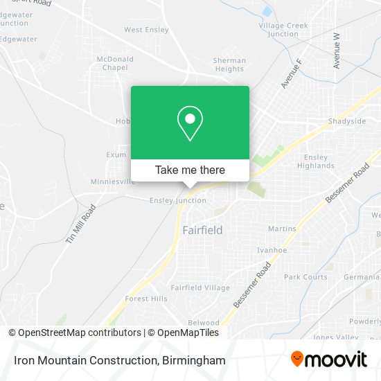 Mapa de Iron Mountain Construction