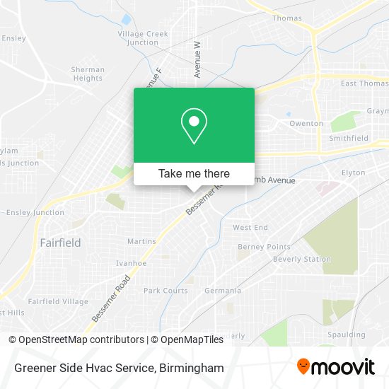 Greener Side Hvac Service map