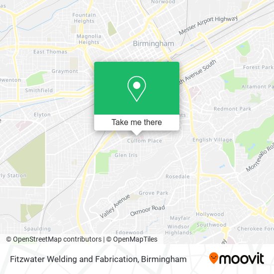 Fitzwater Welding and Fabrication map