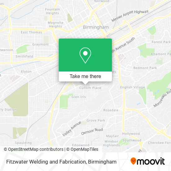Fitzwater Welding and Fabrication map