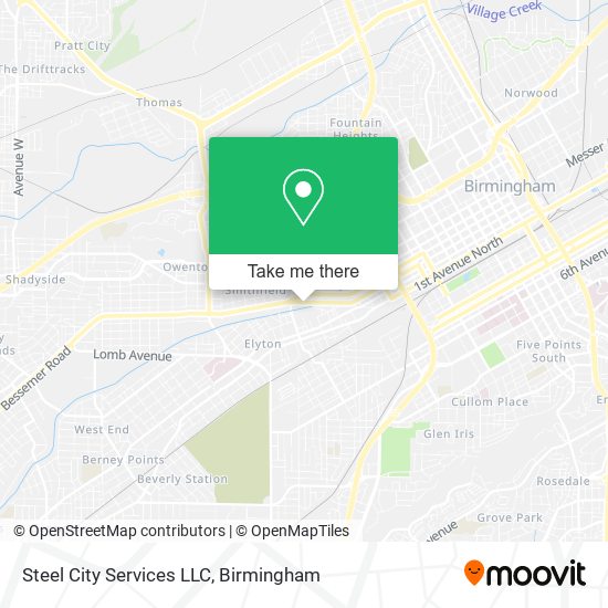 Steel City Services LLC map