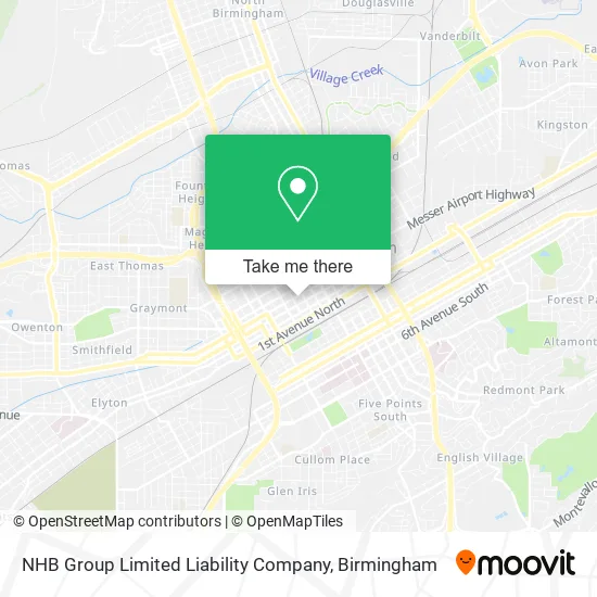 NHB Group Limited Liability Company map