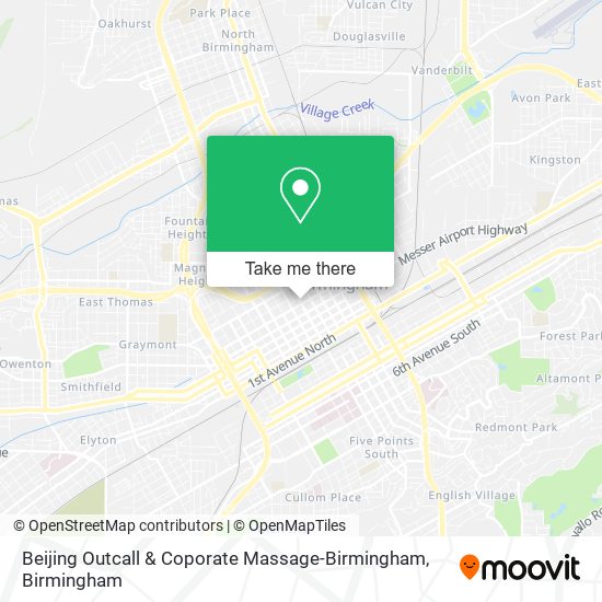 Beijing Outcall & Coporate Massage-Birmingham map
