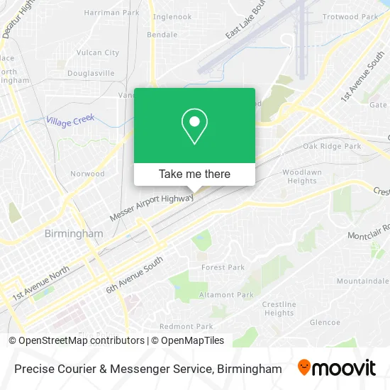 Precise Courier & Messenger Service map