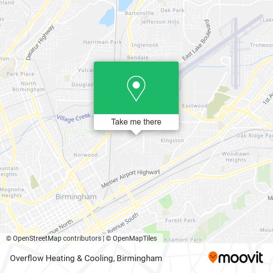 Overflow Heating & Cooling map