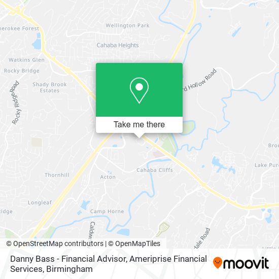Danny Bass - Financial Advisor, Ameriprise Financial Services map