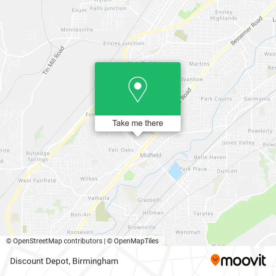 Discount Depot map