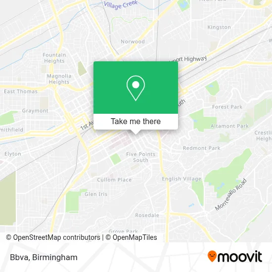 Bbva map
