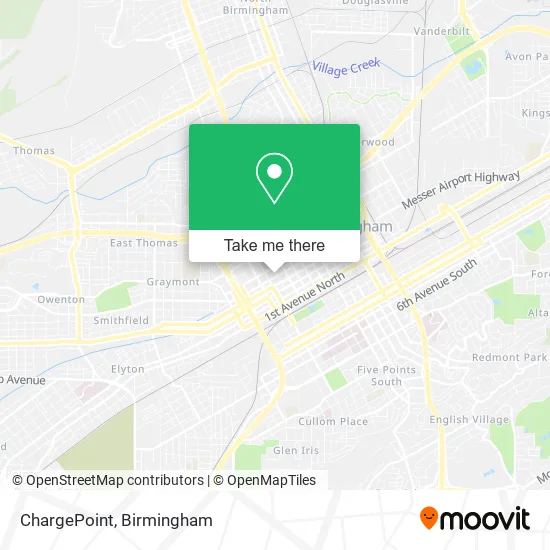 ChargePoint map