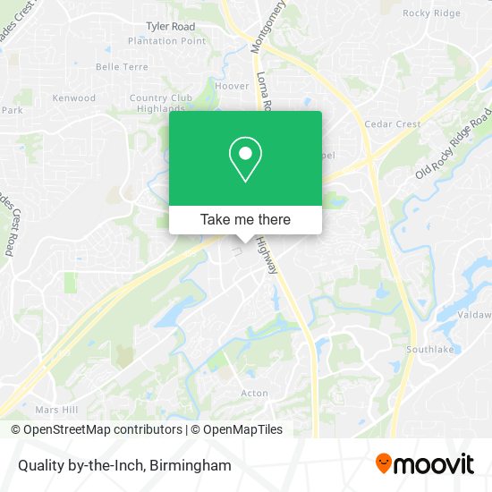 Quality by-the-Inch map