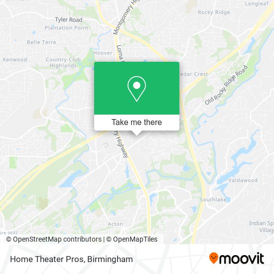 Mapa de Home Theater Pros