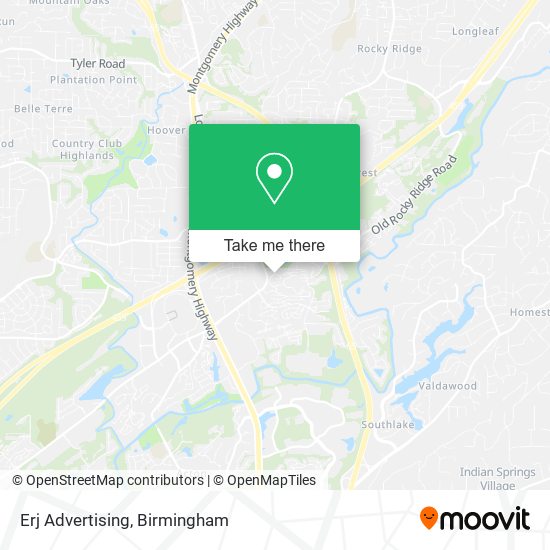 Mapa de Erj Advertising