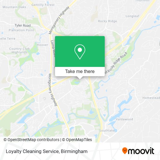 Loyalty Cleaning Service map