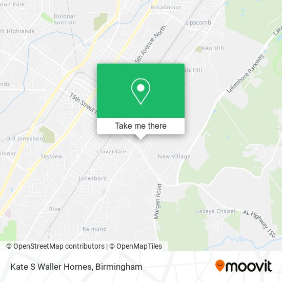 Kate S Waller Homes map