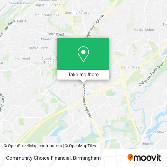 Community Choice Financial map