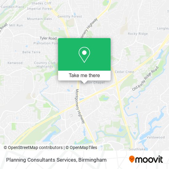 Planning Consultants Services map