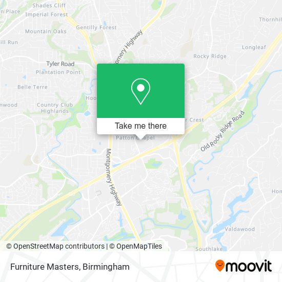 Furniture Masters map