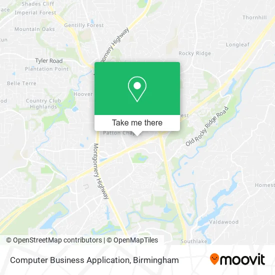 Computer Business Application map