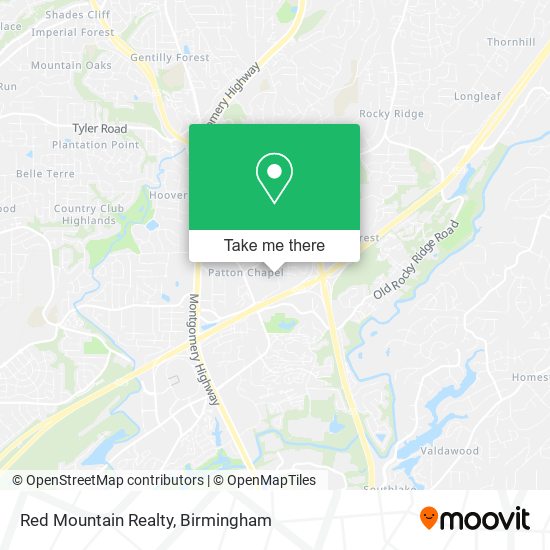 Red Mountain Realty map