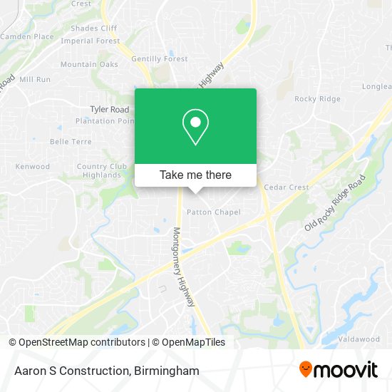Aaron S Construction map