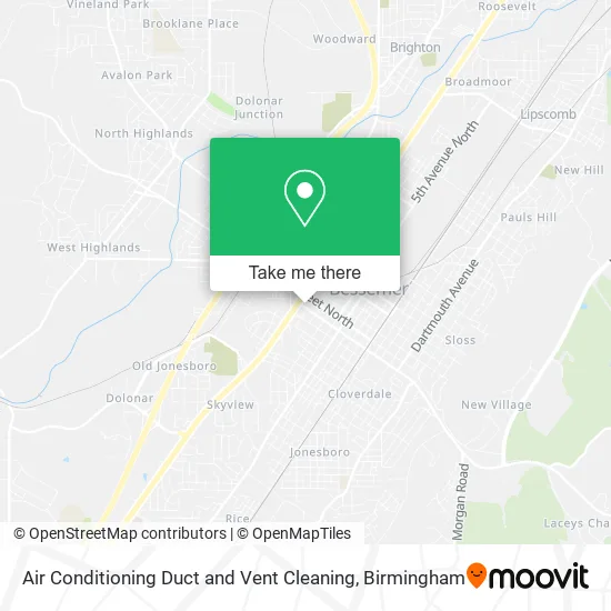Mapa de Air Conditioning Duct and Vent Cleaning