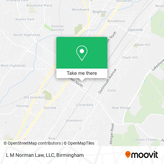 Mapa de L M Norman Law, LLC
