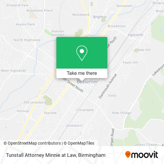 Mapa de Tunstall Attorney Minnie at Law