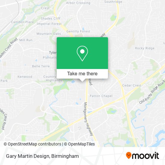 Mapa de Gary Martin Design