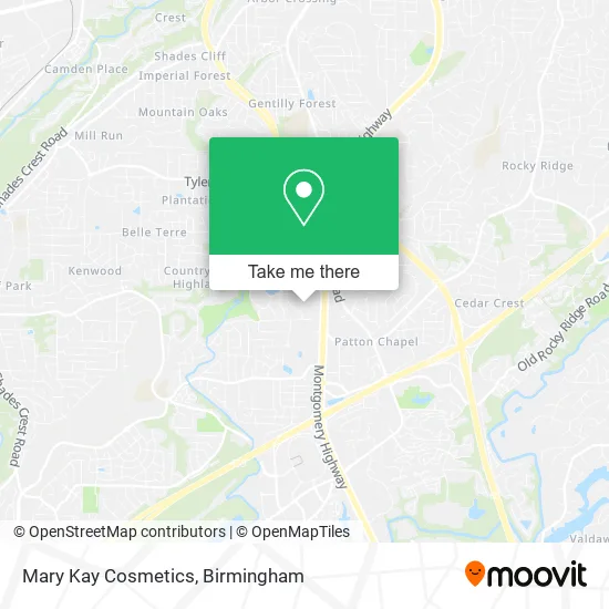 Mary Kay Cosmetics map