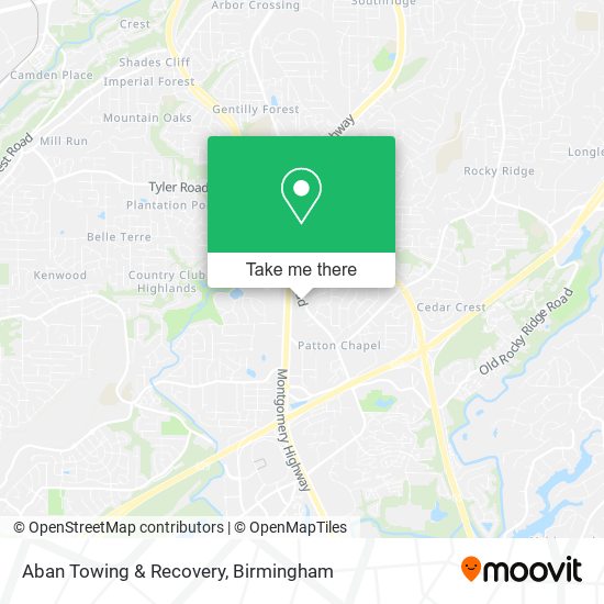 Aban Towing & Recovery map