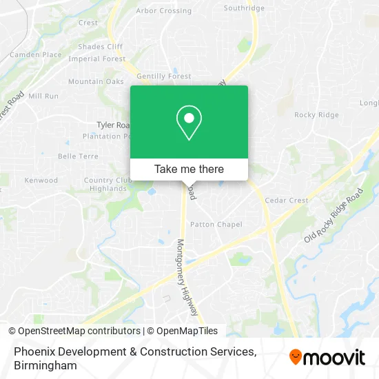 Phoenix Development & Construction Services map
