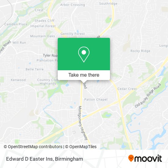 Mapa de Edward D Easter Ins