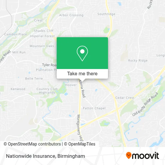 Nationwide Insurance map