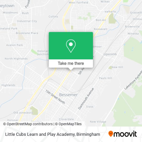 Little Cubs Learn and Play Academy map