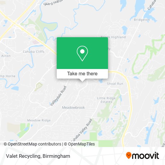 Valet Recycling map